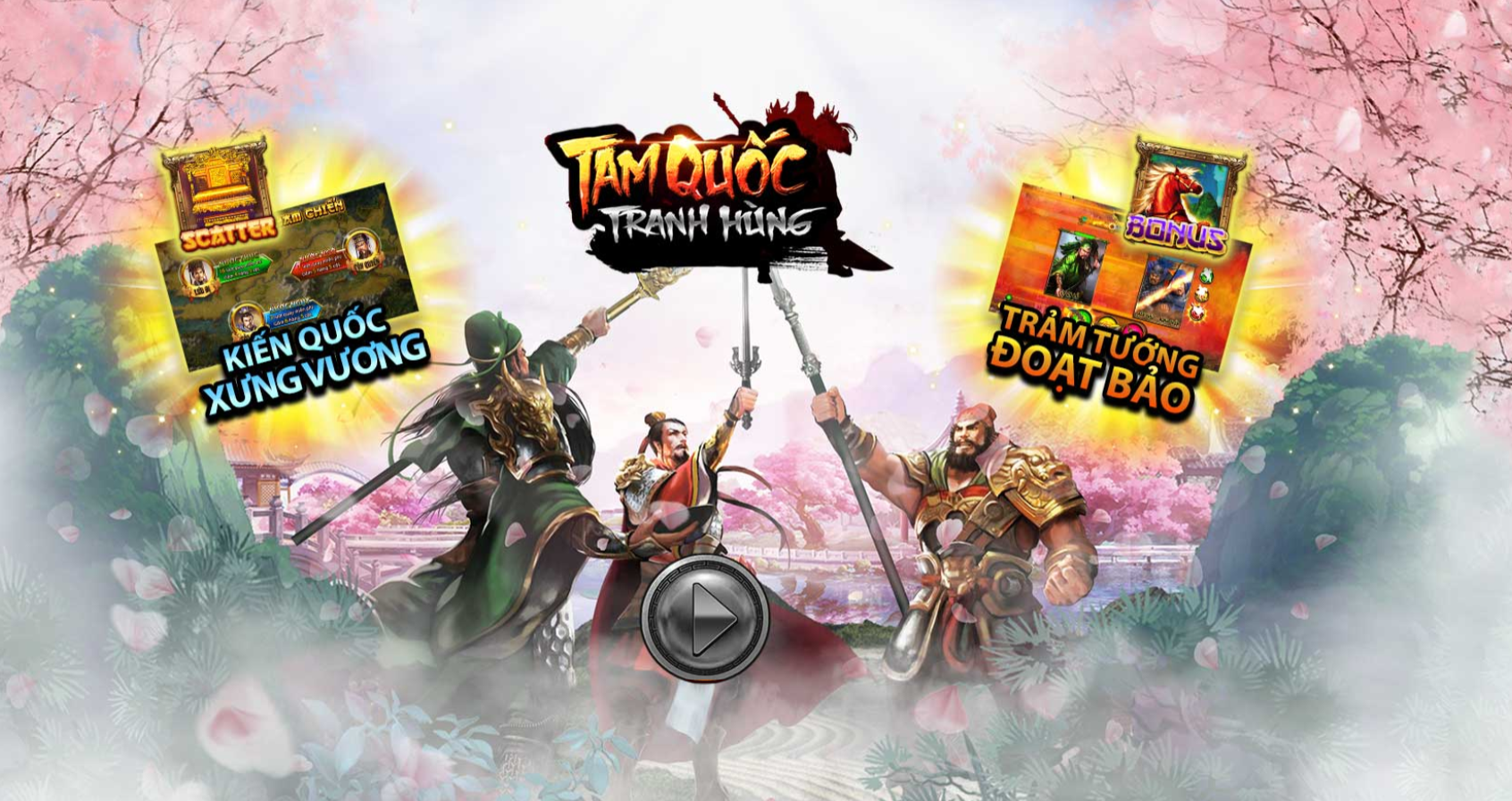 Cùng nổ hũ Tam Quốc Tranh Hùng giành lãnh thổ, săn thưởng siêu khủng