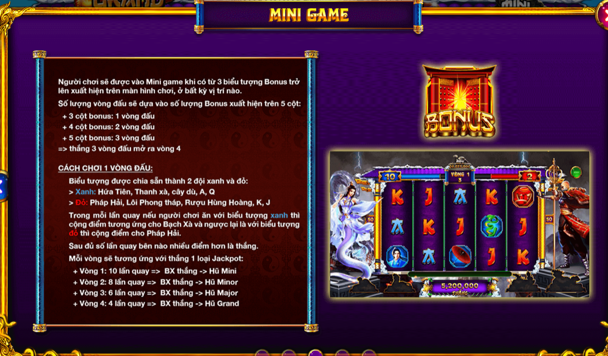 Tận dụng minigame và các tính năng khác để tăng cơ hội nổ hũ Thanh Xà Bạch Xà tại W88