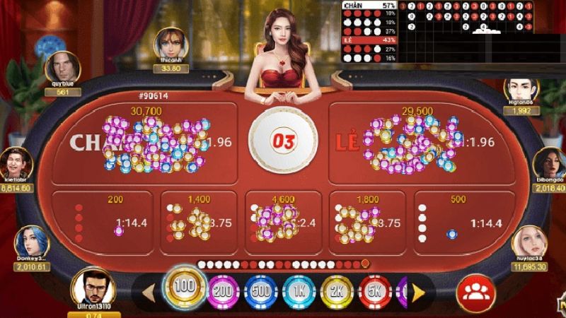 Xóc đĩa chẵn lẻ cực dễ chơi, thưởng cực lớn