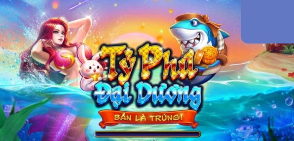 Bắn cá Tỷ Phú Đại Dương được thiết kế với bối cảnh đại dương rộng lớn và đầy màu sắc